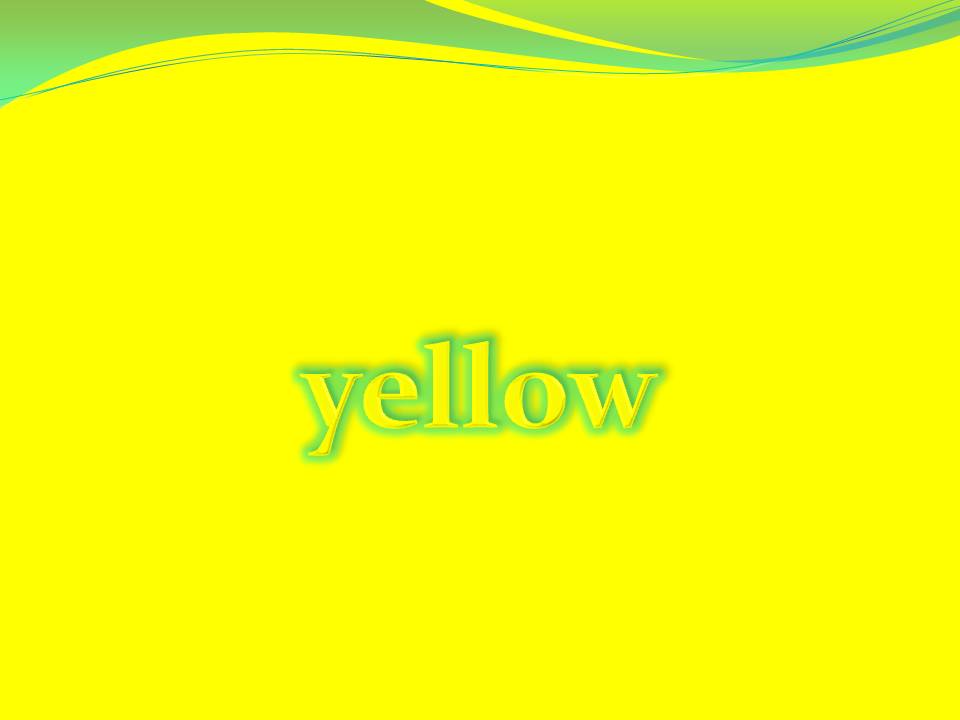 اللون الأصفر